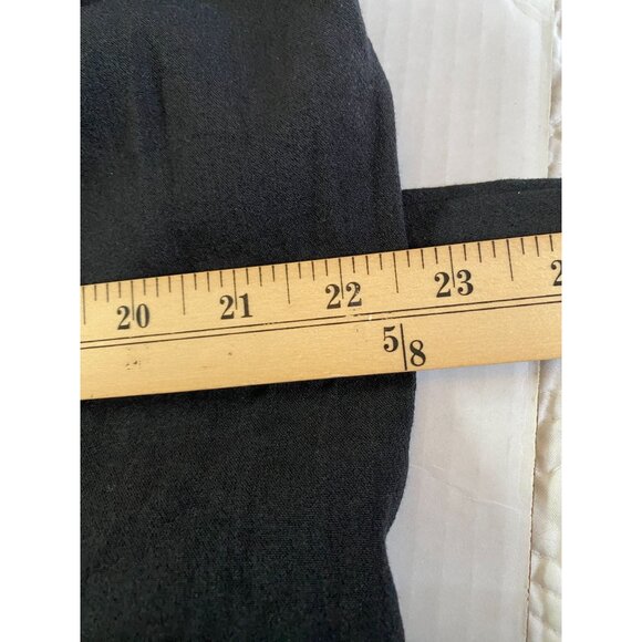 Zenobia Womens NWT Black Button Down Sleeveless Lined Jumpsuit with Belt Size 3X - Picture 11 of 12